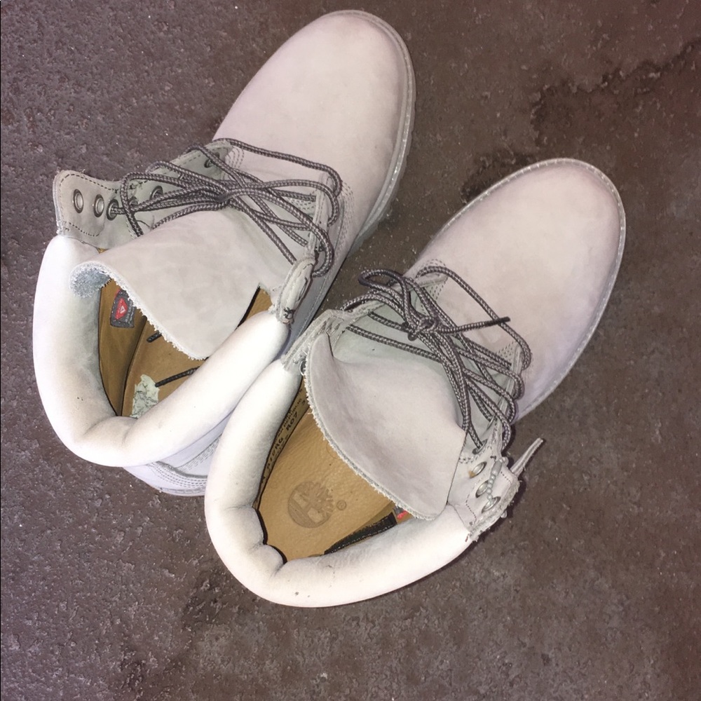 Grey waterproof timberland boots - Picture 3 of 5